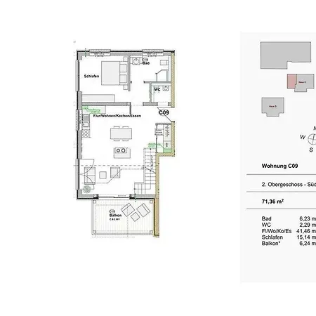 Hébergement de vacances Penthouse N° 9 Comfortable Holiday Oberstaufen